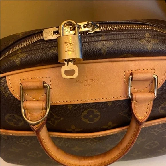 Louis Vuitton Deauville Brown Monogram Satchel